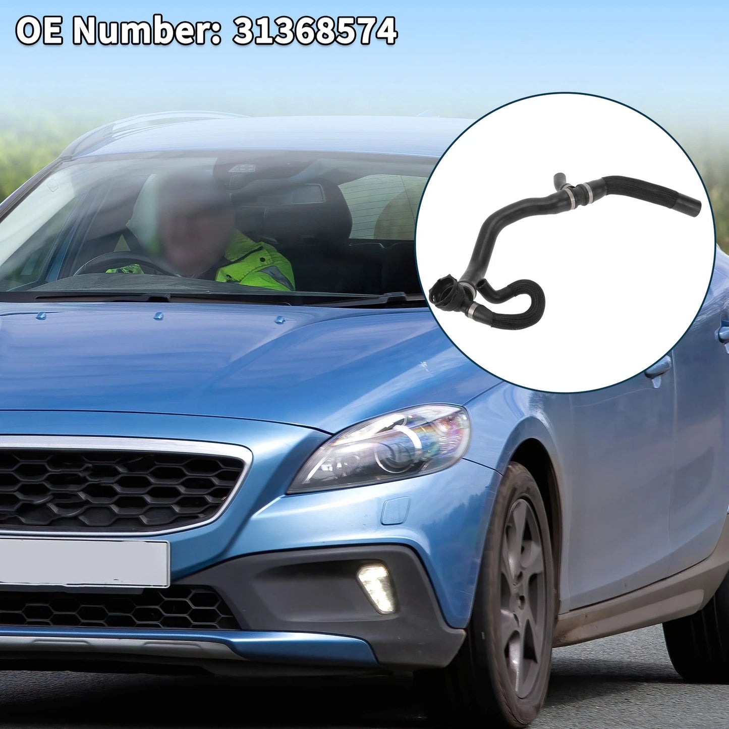 Lower Radiator Hose for Volvo V40 (2013-2019)