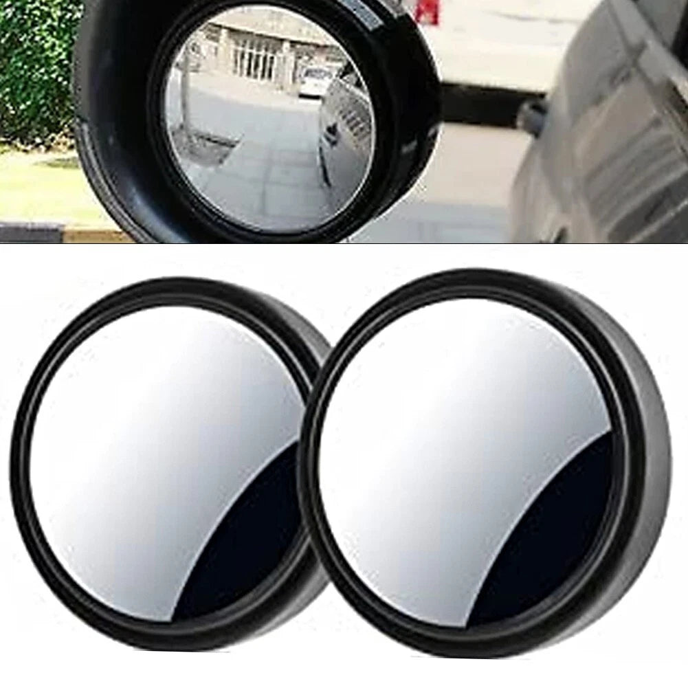 2 x NonFold Convex Circle Blind Spot Side Mirror