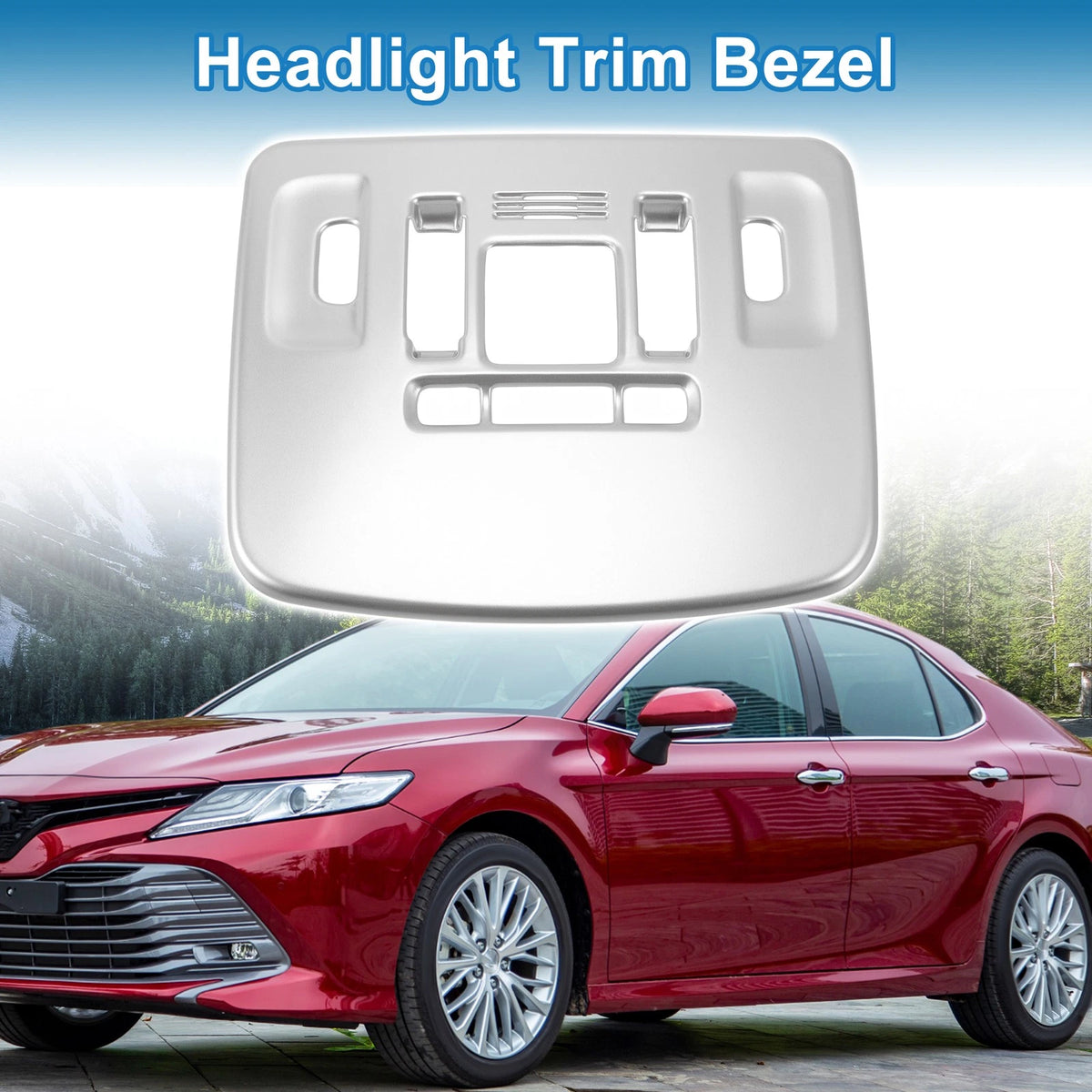 Car Front Row Headlight Trim Bezel for Toyota Camry (2018-2020)