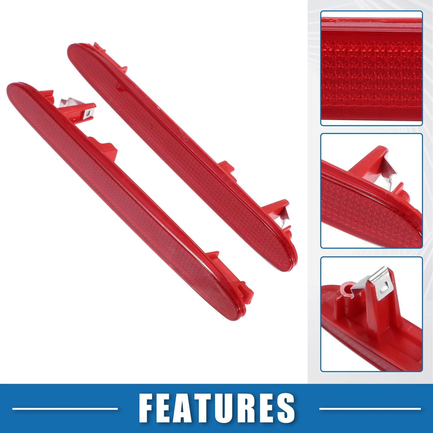Car Rear Bumper Red Reflectors for Honda CR-V (2005-2006)
