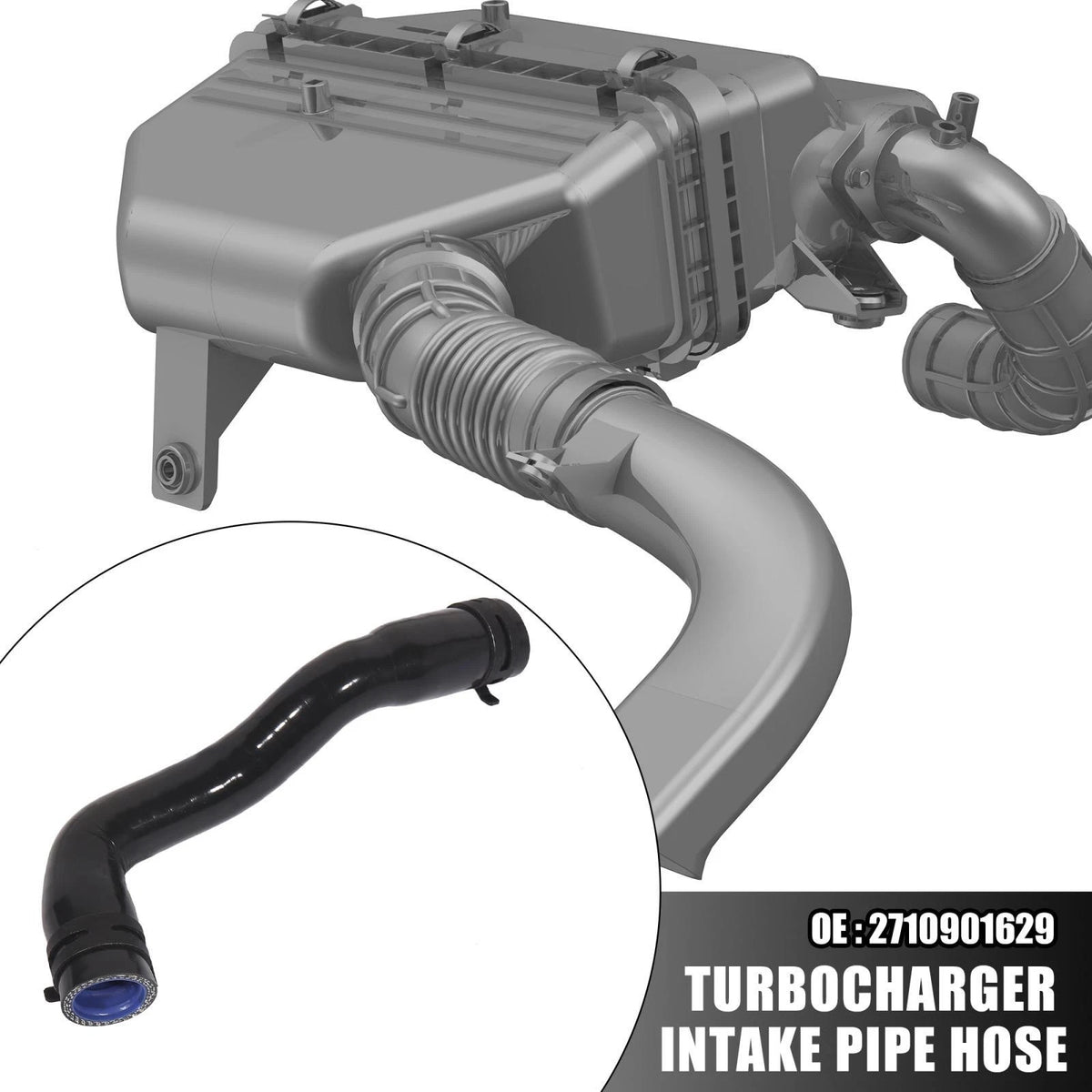 Turbocharger Intake Pipe Hose for Mercedes-Benz C200 (2010-2013)
