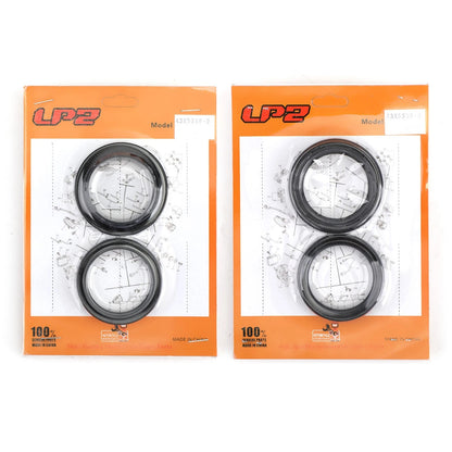 Fork Seal Ring Set with Dust Caps for Kawasaki ZX KX KLX ZR ZRX