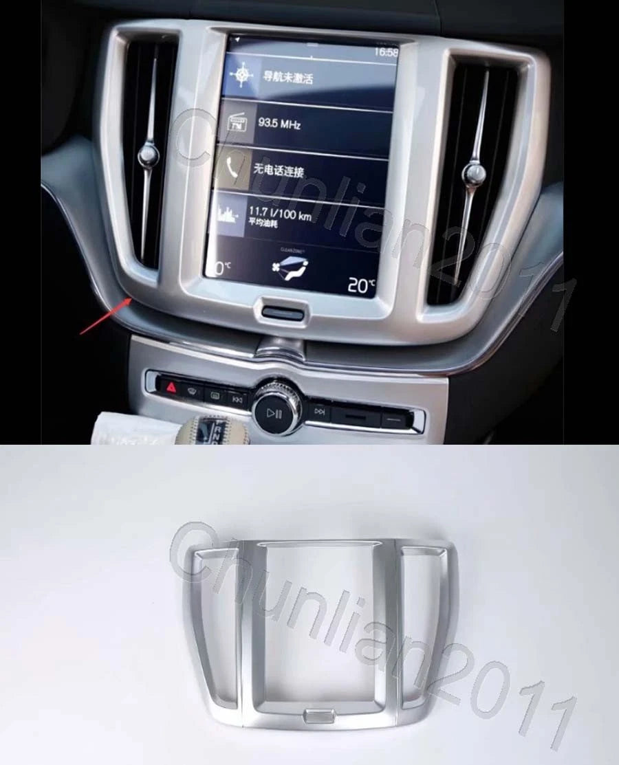 Dashboard Console Frame GPS Cover Trim for Volvo XC60 (2018-2021)