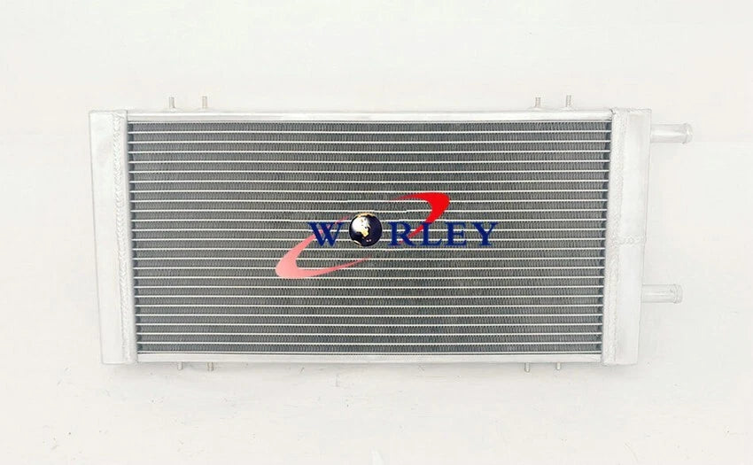 Universal Aluminum Radiator Air to Water Intercooler Heat Exchanger Silver