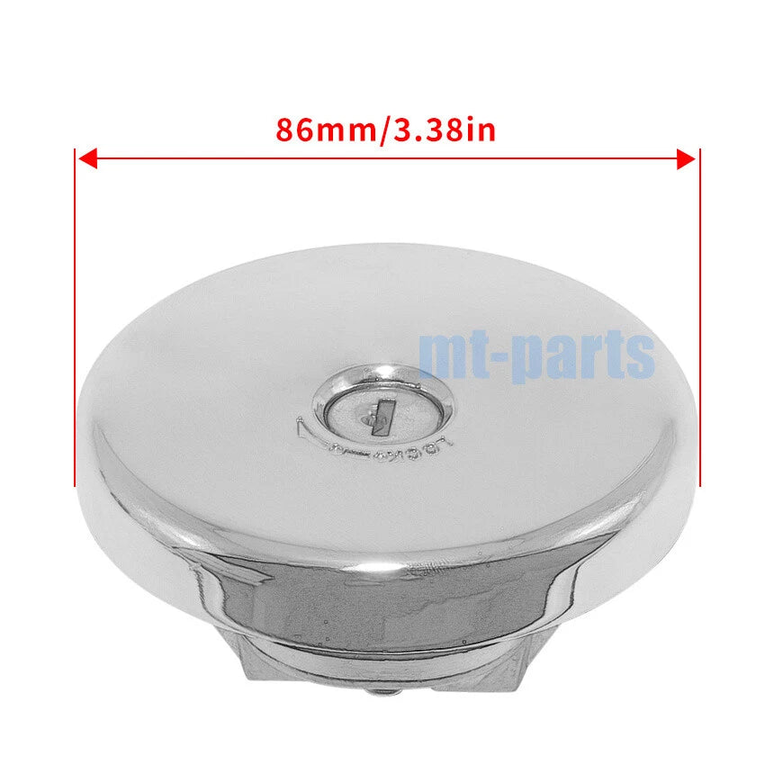 Fuel Gas Tank Cap Cover Keys for Kawasaki W800 Cafe (2019-2023)