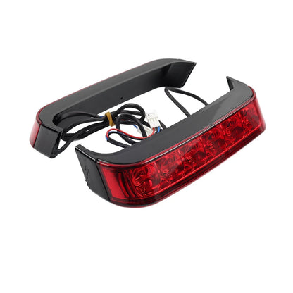 Black Saddlebag Run Brake Tail Light for Harley Touring Street Glide (2014-2023)