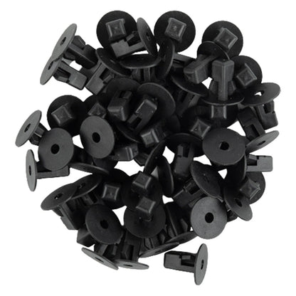 50 Fastener Nylon Nut Fender Liner Screw Grommets for Toyota Retainer