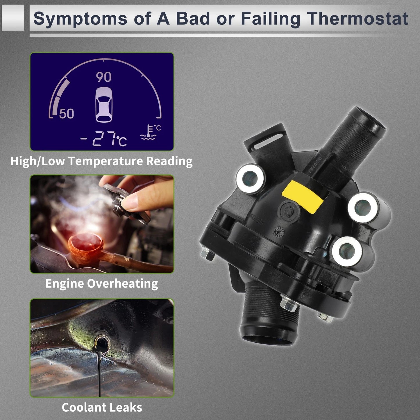 Engine Coolant Thermostat Housing for Volvo C70 (2006-2013)