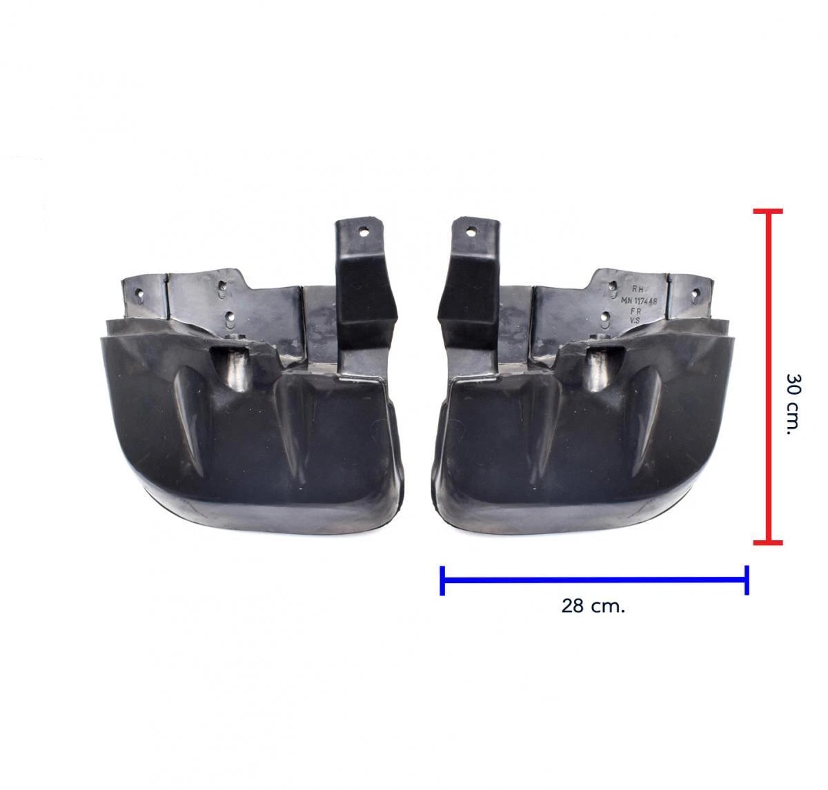 Mud Splash Guard Rubber Set 4 Fits Mitsubishi L200 Triton 3.2L 4WD 2005-14 D06