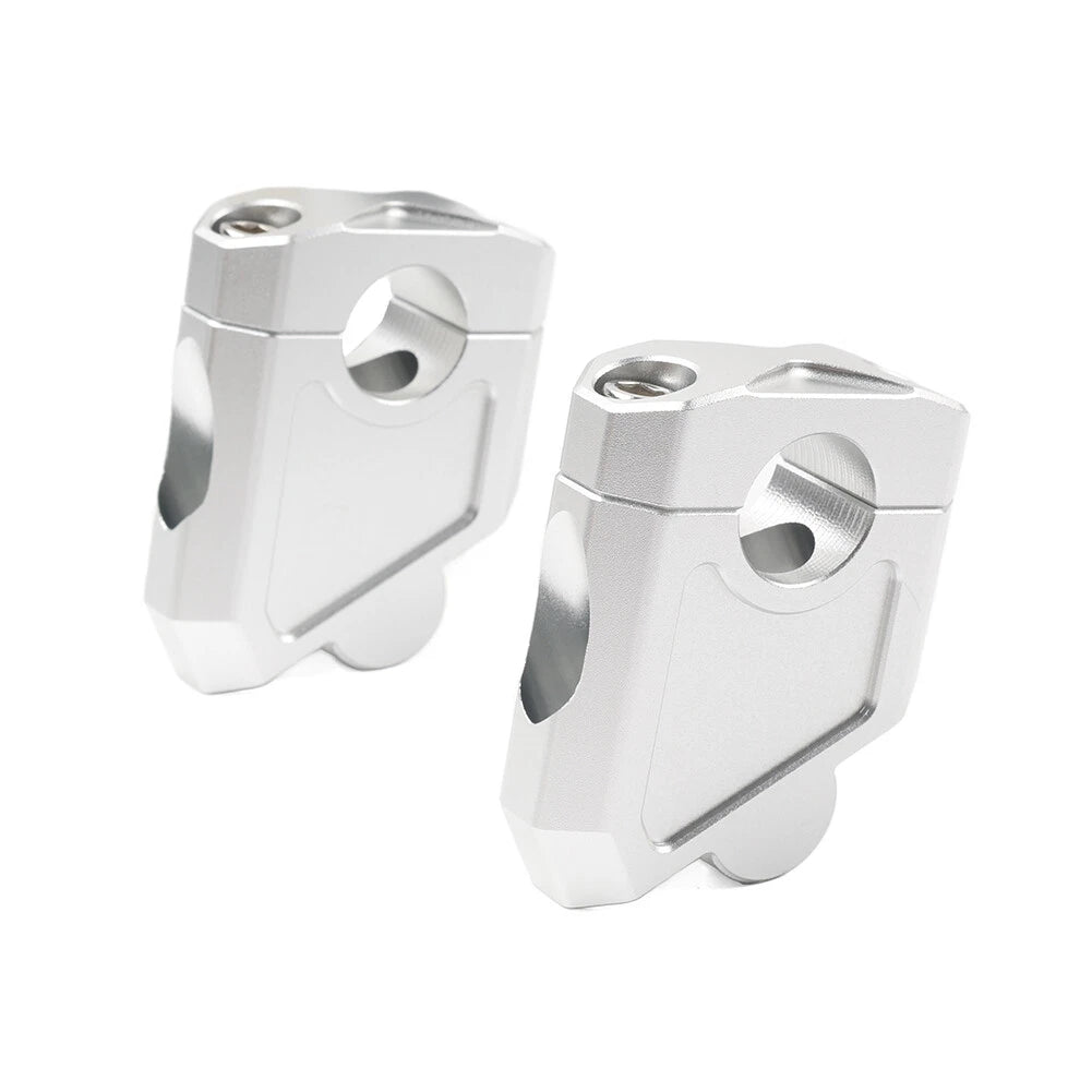 7/8" 22mm Handlebar Mount Clamp Riser for Honda Suzuki Kawasaki