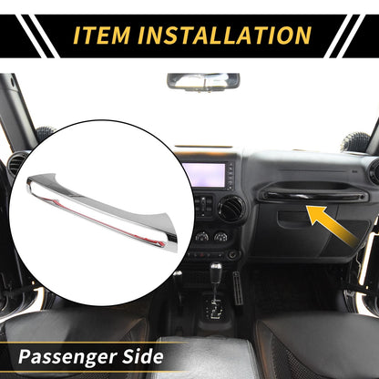 Glove Box Handle Switch Cover Trim for Jeep Wrangler JK (2007-2018)