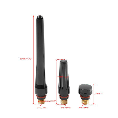 TIG Welding Torch Back Caps for WP-17/18/26 - Long, Medium, Short (No Year)
