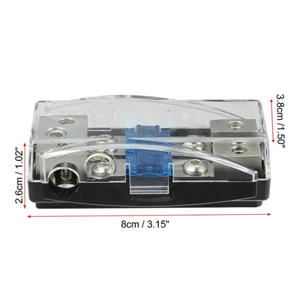 AFS Fuse Holder Distribution Block with 60 Amp Mini ANL Fuses for Car