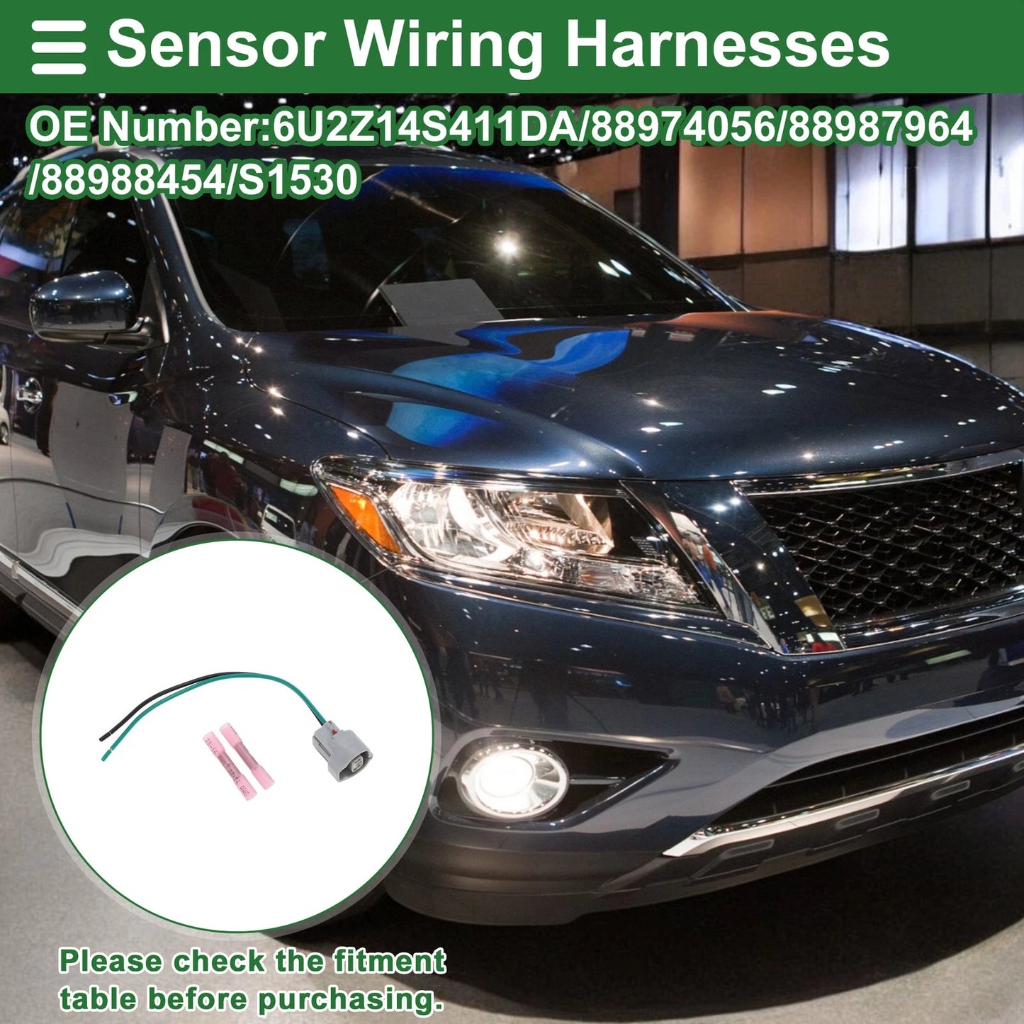 2 x Pins Sensor Wiring Harnesses for Lexus IS250 (2006–2015)