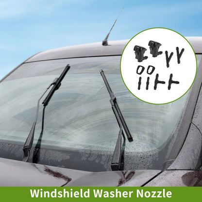 Windshield Washer Nozzle & Hose Connector for Jeep (2011-2018)