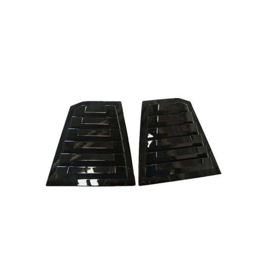 2 x Glossy Black Vent Scoop Louver Trim for Chevrolet Cruze (2016–2019)