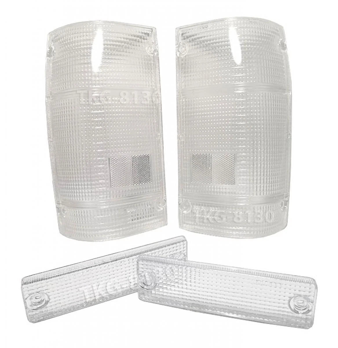 2 x Light Lens for Mazda B2000 B2200 B2600 (1986-1993)