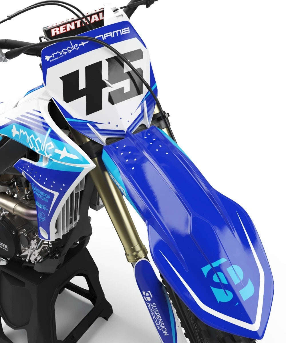 Custom Graphics Decal Kit for Yamaha YZ 125 (2022-2023) Missile Style Stickers