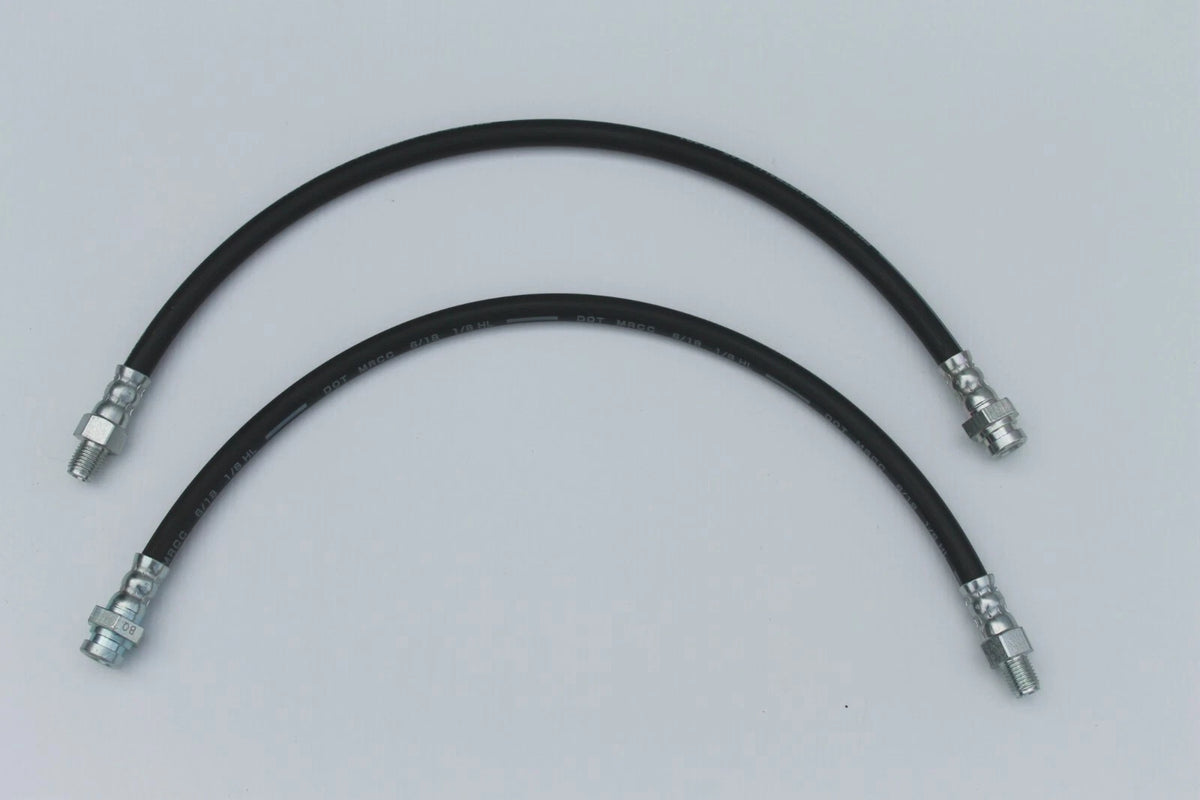 Front Brake Hose Set (2) for HX HZ Holden with Alloy Calipers