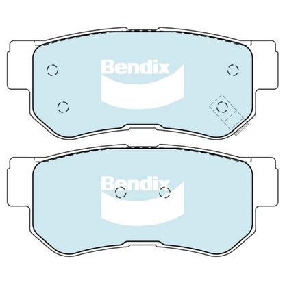 Rear Disc Brake Pads Set for Kia Magentis (2006 - 2009)