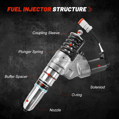 Fuel Injector for Cummins ISM11 QSM11 M11 Celect Diesel Engine (2004–2011)