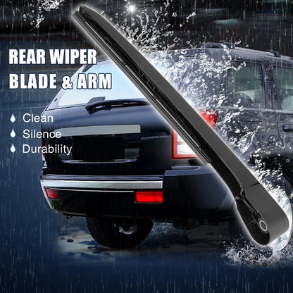 305mm 12'' Rear Windshield Wiper Blade Arm Set for Volvo V60 (2011-2015)