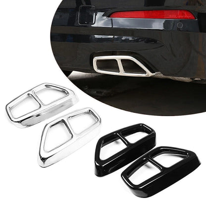 Exhaust Muffler Pipe Tip Tailpipe Cover Trim for BMW 5 Series G30 G31 (2018-2022)