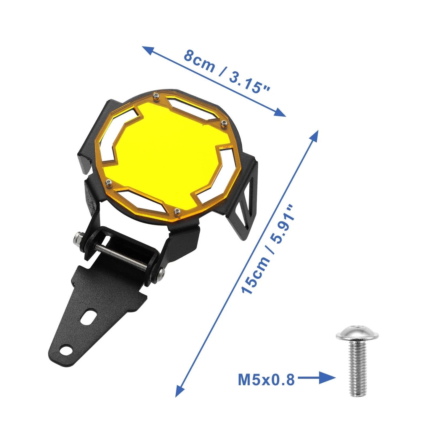 2 x Pair LED Fog Light Protector for BMW R1200 F800R1250 F850