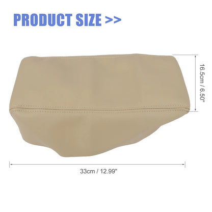 Microfiber Leather Console Lid Armrest Cover for Nissan Altima (2007-2012)