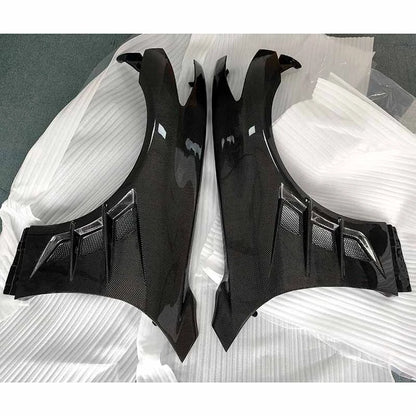 Real Carbon Fiber Front Side Air Vent Fenders for Infiniti G37 2-Door 2008-2013
