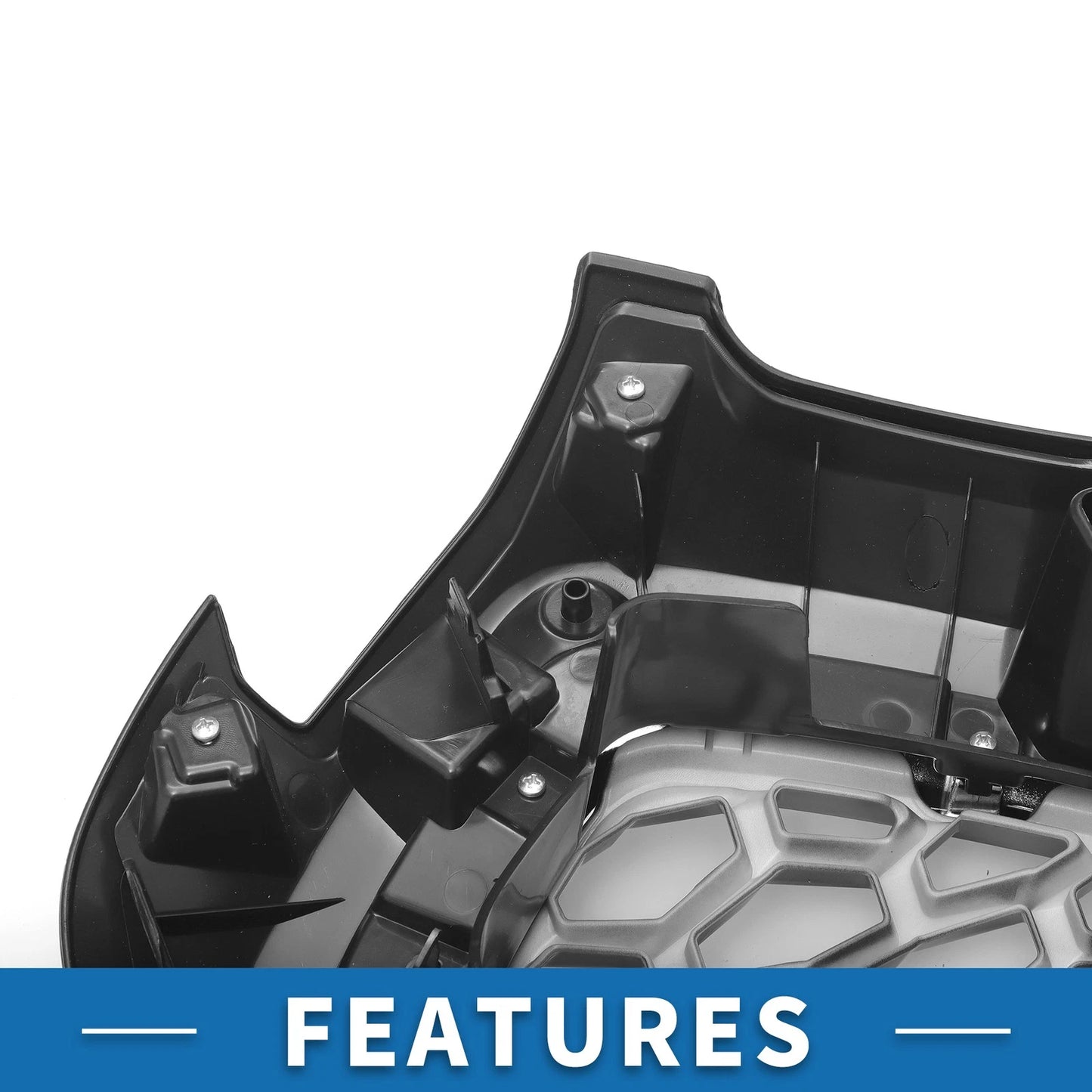 Front Bonnet Bumper Grille for Toyota Tacoma (2019-2020) Chrome Silver Tone
