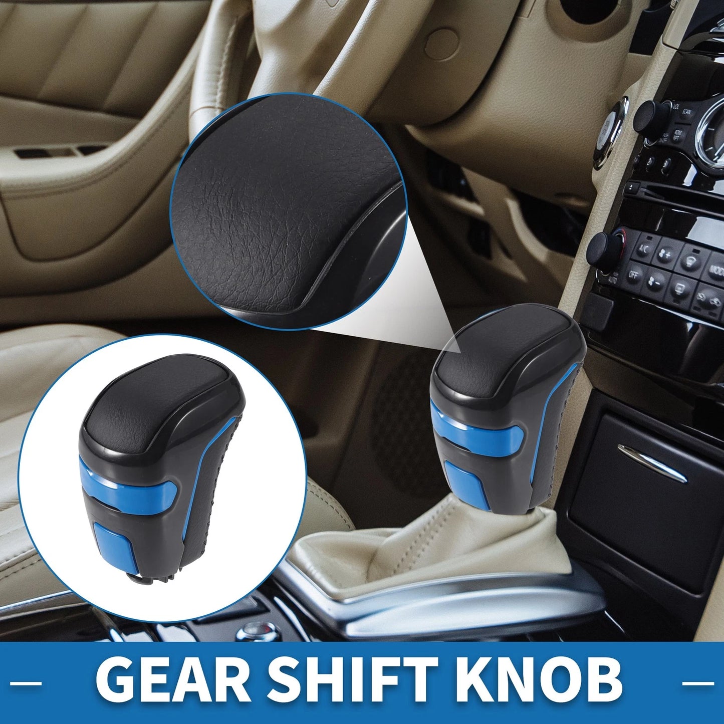 Automatic Gear Shifter Knob for Toyota Tacoma TRD PRO 2016-2021 Faux Leather