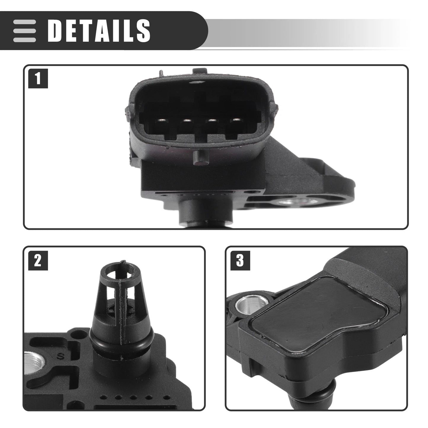 Manifold Air Pressure Sensor for Kamaz Volvo (No. 874241/20524936)