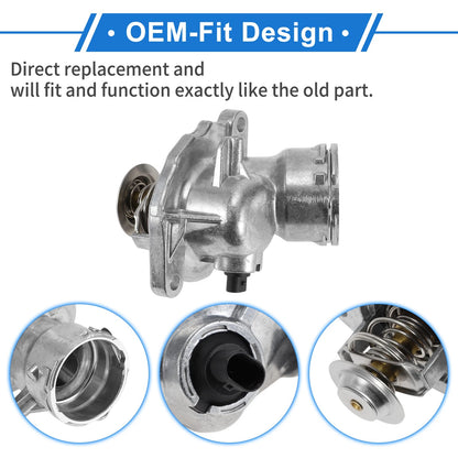 Engine Coolant Thermostat Housing for Dodge Sprinter 2500 3500 (2007-2008)