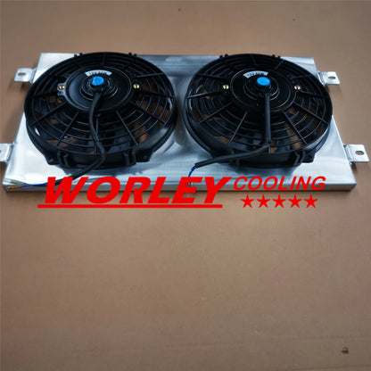 Aluminum Shroud + 2 Fans for VW Golf MK1 MK2 GTI Scirocco 1.6 1.8 (1974-1992)