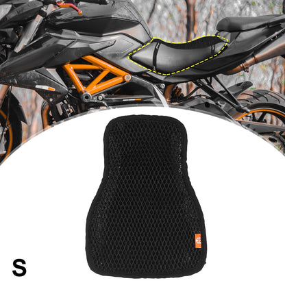 Seat Cover 36x27cm Size S Motorcycle Breathable 3D Mesh Black