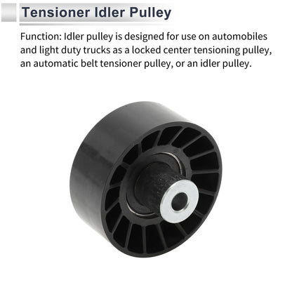 Drive Belt Idler Pulley for Ford Transit (2006-2014) - Black 1 Pc