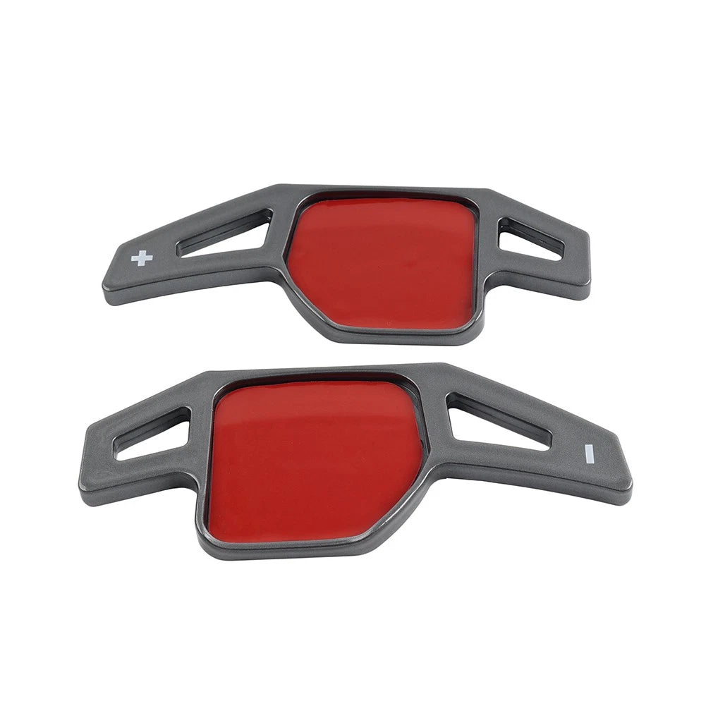 Steering Wheel Shifter Paddle Extensions Gray for Audi A3 A4 A5 A6 A7 (2006-2020)