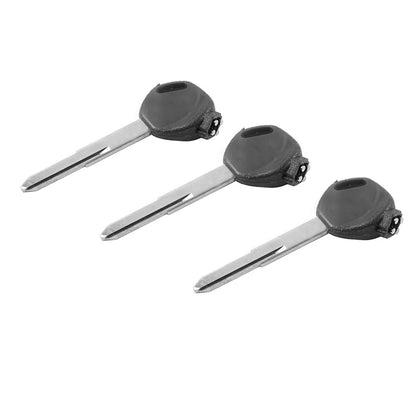 3 x Uncut Blade Blank Key for Honda DIO 100 125 150cc Z4 Z125 SCR100 WH110