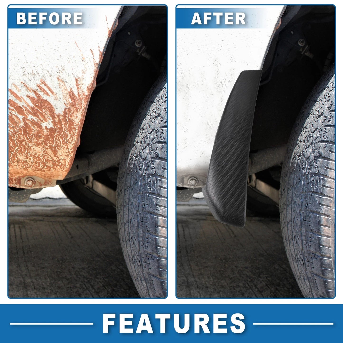 Mud Flap Splash Guards for Subaru Forester (2019-2021)