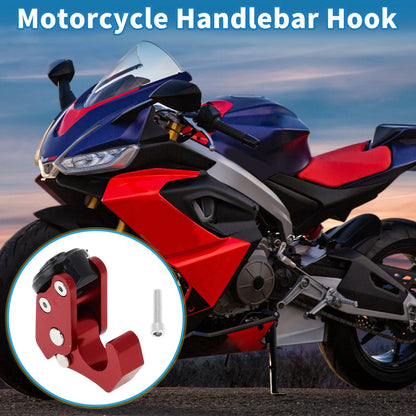 Handlebar Hook for Motorcycle Aluminum Alloy Red