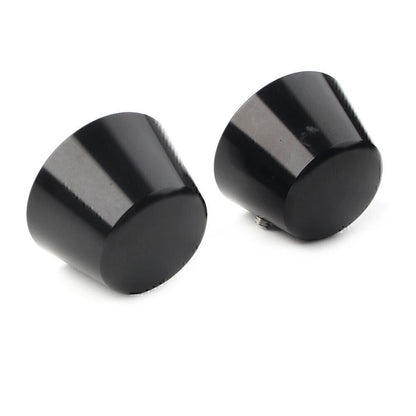 Black Front Axle Cap Nut Covers for Harley Sportster Dyna Road Glide (2004-2023)
