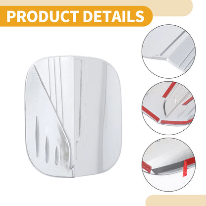 Fuel Tank Door Cap for Honda Civic (2022-2025) Chrome Silver Tone