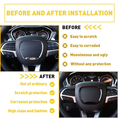 Steering Wheel Trim Cover for Dodge Vehicles