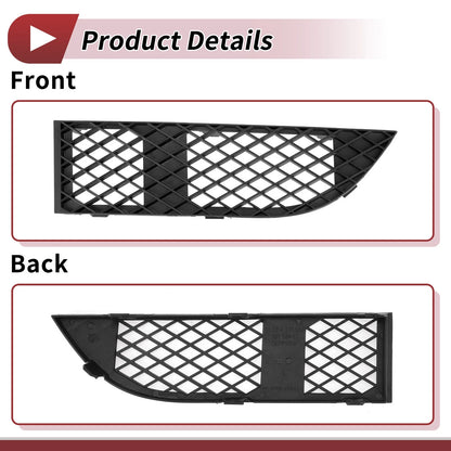 Front Left Fog Light Grill for BMW 750Li (2006-2008) - 1 x Black