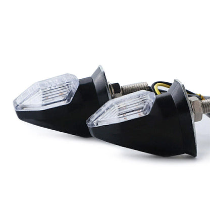 LED Turn Signal Lights for Motorcycle Universal Amber Indicator Lamp