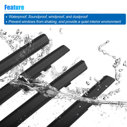 4pcs Weatherstrip Window Trim Seal for Honda Civic (2016-2021)