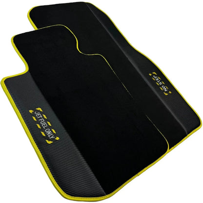 Black Floor Mats for BMW M5 E39 with Carbon (1998-2003) | AutoWin