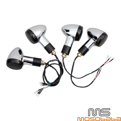 LED Bullet Turn Signal & Brake Tail Lights for Honda Shadow VT750 (2000-2007)