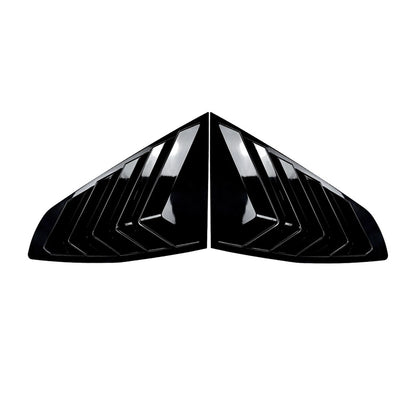 Gloss Black Rear Side Window Louvers for BMW 4 Series G26 (2020-2024)